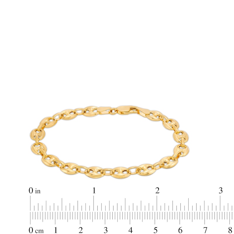 Main Image 5 of 7.0mm Mariner Chain Bracelet in Solid 10K Gold - 7.5"