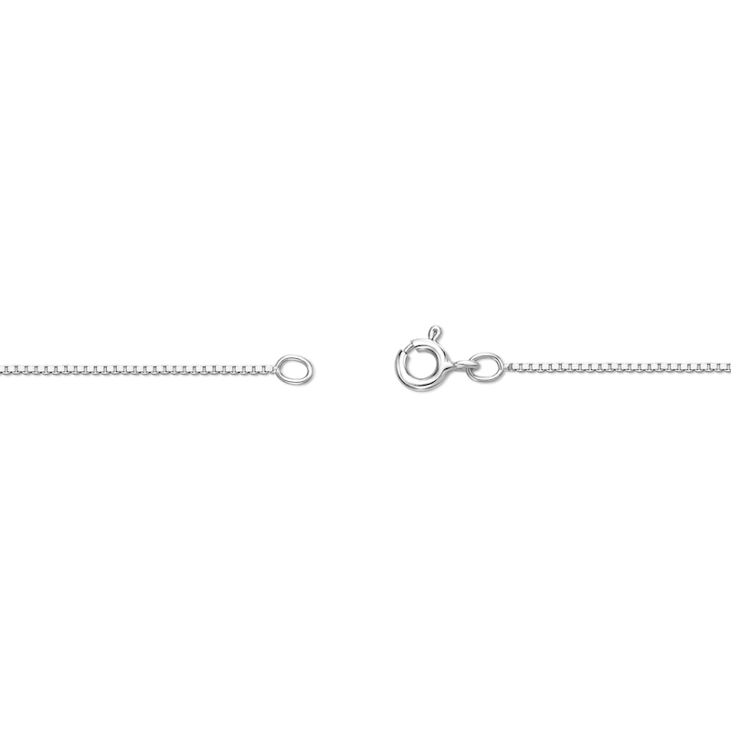 Main Image 3 of Pear-Shaped and Round Aquamarine Flower Drop Pendant in 10K White Gold