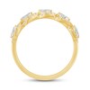 Thumbnail Image 2 of 1/2 CT. T.W Marquise Diamond Twist Frame Five Stone Anniversary Band in 14K Gold
