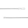 Thumbnail Image 3 of Men's 3.0mm Diamond-Cut Snake Chain Necklace in Solid 10K White Gold - 20"