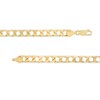 Thumbnail Image 3 of Men's 5.2mm Curb Chain Necklace in Solid 10K Gold - 18"