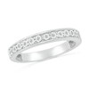 Thumbnail Image 4 of 1/6 CT. T.W. Multi-Diamond Frame Channel Bridal Set in Sterling Silver