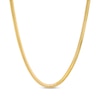 Thumbnail Image 1 of Men's 3.0mm Diamond-Cut Snake Chain Necklace in Solid 10K Gold - 20"