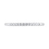 Thumbnail Image 2 of 1/10 CT. T.W. Diamond Eleven Stone Pavé Anniversary Band in 10K White Gold