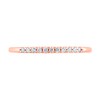 Thumbnail Image 2 of 1/10 CT. T.W. Diamond Eleven Stone Pavé Anniversary Band in 10K Rose Gold