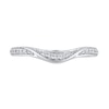 Thumbnail Image 1 of 1/6 CT. T.W. Diamond Twist Contour Band in 10K White Gold