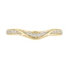 Thumbnail Image 2 of 1/6 CT. T.W. Diamond Twist Contour Band in 10K Gold