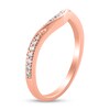 Thumbnail Image 3 of 1/6 CT. T.W. Diamond Twist Contour Band in 10K Rose Gold