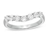 Thumbnail Image 1 of 1 CT. T.W. Certified Diamond Seven Stone Contour Band in 14K White Gold (I/SI2)