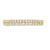 Thumbnail Image 4 of Alternating 1/4 CT. T.W. Baguette-Cut and Round Diamond Double Row Band in 10K Gold
