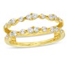 Thumbnail Image 1 of 1/2 CT. T.W. Diamond Alternating Duos Solitaire Enhancer in 14K Gold
