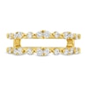 Thumbnail Image 3 of 1/2 CT. T.W. Diamond Alternating Duos Solitaire Enhancer in 14K Gold