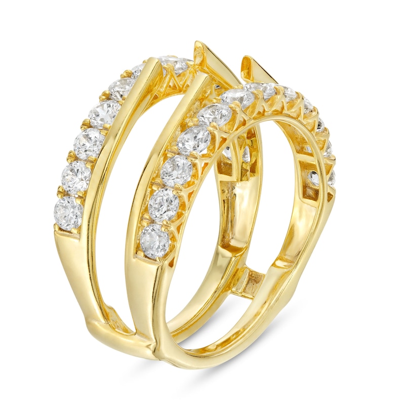 Main Image 2 of 1-1/2 CT. T.W. Diamond Solitaire Enhancer in 14K Gold