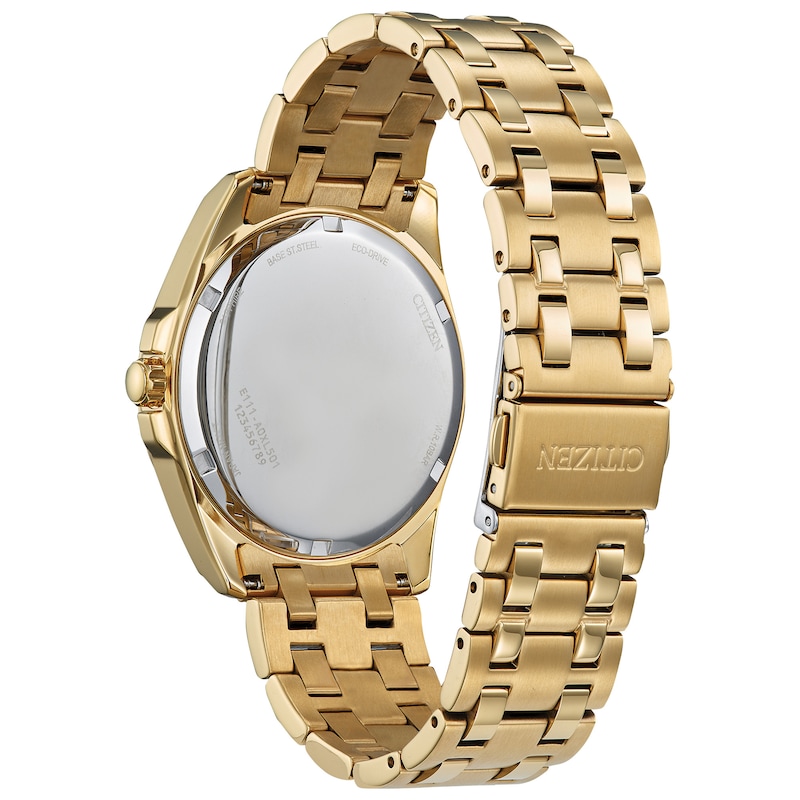 Main Image 2 of Men’s Citizen Eco-Drive® Classic Gold-Tone IP Watch with Champagne Dial (Model: BM7532-54P)