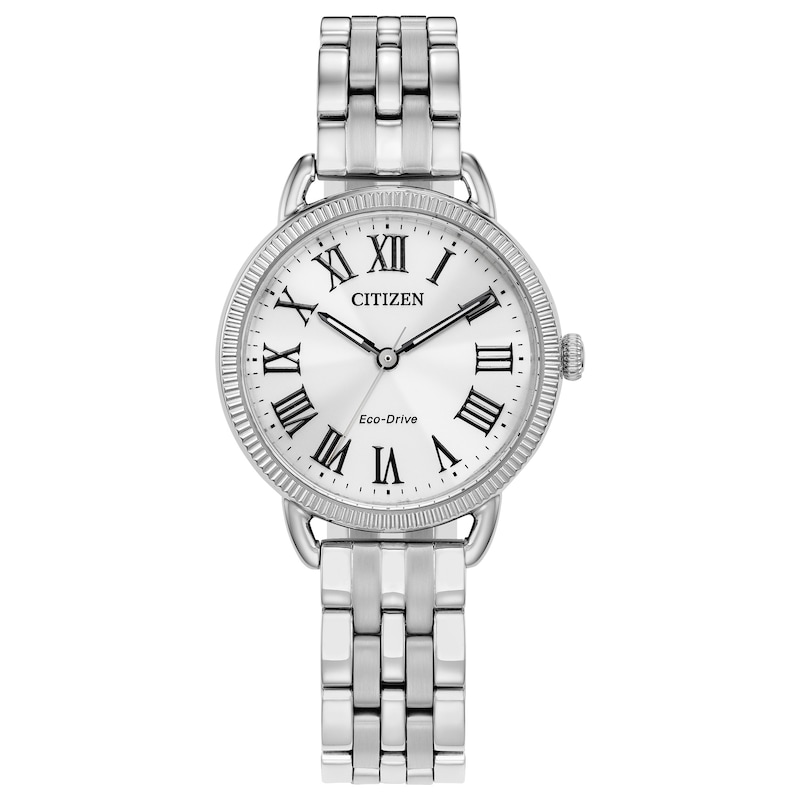 Main Image 1 of Ladies’ Citizen Eco-Drive® Classic Watch with Silver-Tone Dial (Model: EM1050-56A)