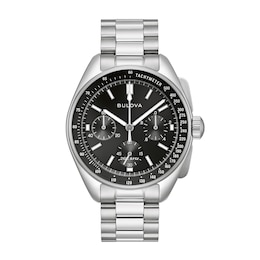 Men's Bulova Lunar Pilot Watch with Black Dial (Model: 96K111)