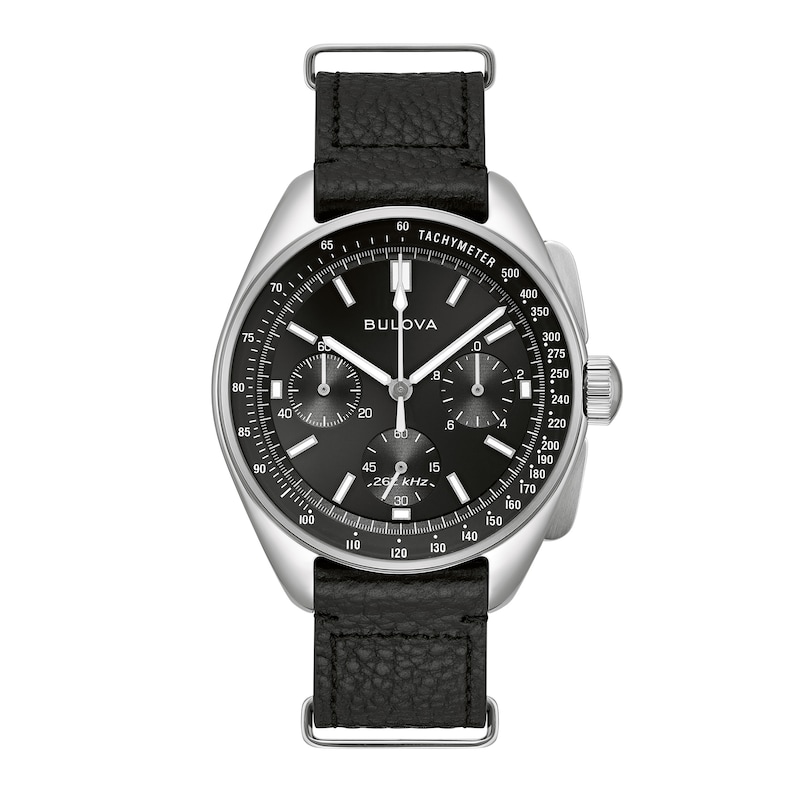 Main Image 4 of Men's Bulova Lunar Pilot Watch with Black Dial (Model: 96K111)