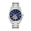 Thumbnail Image 1 of Men's Bulova Surveyor Automatic Watch with Blue Skeleton Dial (Model: 96A275)