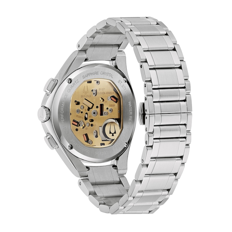 Main Image 2 of Men's Bulova CURV Chronograph Watch with Green Dial (Model: 96A297)