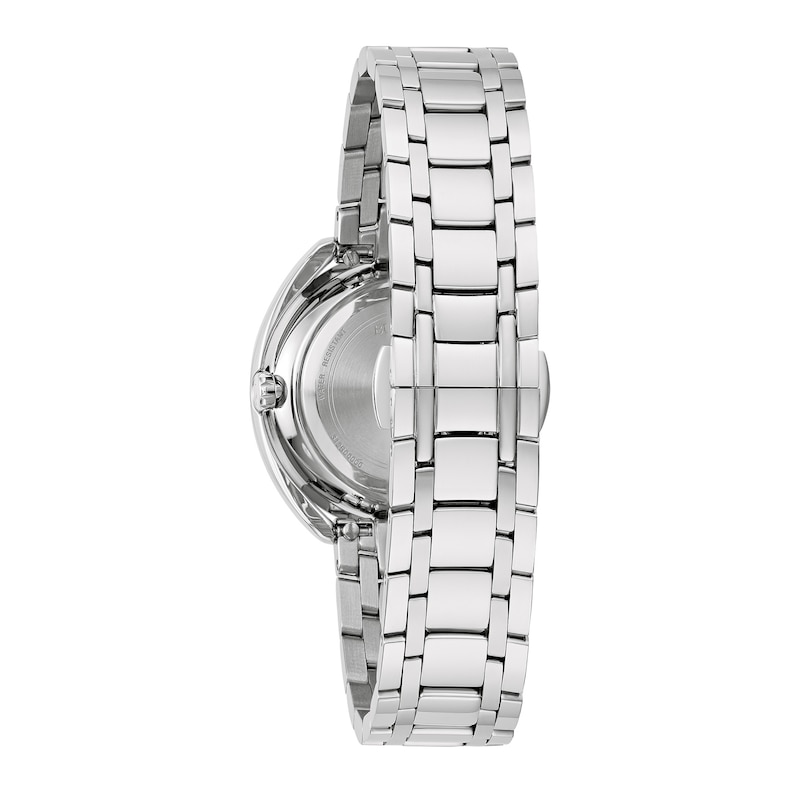 Main Image 2 of Ladies' Bulova Duality 1/8 CT. T.W. Diamond Interchangeable Bands Watch with Blue Dial (Model: 96X160)