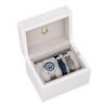 Thumbnail Image 6 of Ladies' Bulova Duality 1/8 CT. T.W. Diamond Interchangeable Bands Watch with Blue Dial (Model: 96X160)