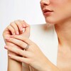 Thumbnail Image 2 of 1/8 CT. T.W. Diamond "LOVE" Open Shank Ring in Sterling Silver