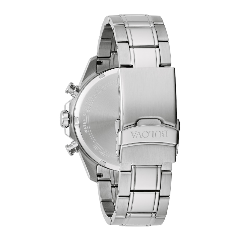 Main Image 2 of Men's Bulova Marine Star Chronograph Watch with Orange Dial (Model: 98B395)