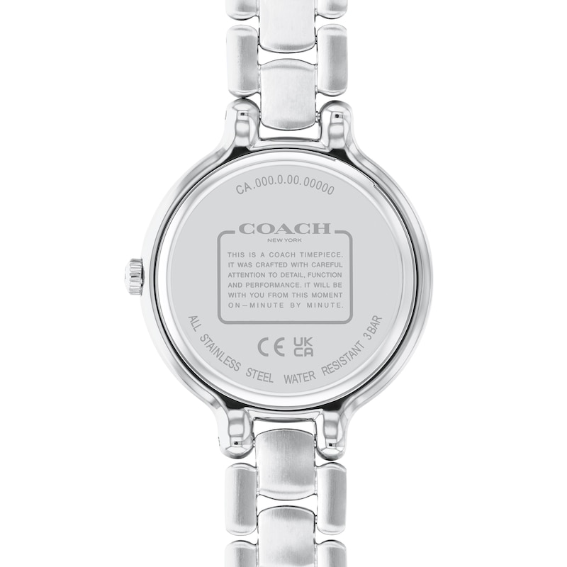 Main Image 3 of Ladies' Coach Chelsea Crystal Accent Watch with Silver-Tone Dial (Model: 14504124)