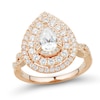 Thumbnail Image 0 of 1-1/4 CT. T.W. Pear-Shaped Diamond Triple Frame Engagement Ring in 14K Rose Gold (I/I1)