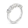 Thumbnail Image 3 of 2 CT. T.W. Certified Lab-Grown Diamond Five Stone Wedding Band in 14K White Gold (F/VS2)
