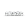 Thumbnail Image 4 of 2 CT. T.W. Certified Lab-Grown Diamond Five Stone Wedding Band in 14K White Gold (F/VS2)