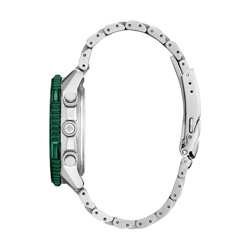 Main Image 3 of Men's Citizen Eco-Drive® Promaster Air Chronograph Watch with Green IP Dial (Model: CB5004-59W)