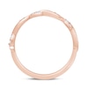 Thumbnail Image 3 of 1/8 CT. T.W. Marquise Multi-Diamond Slanted Wavy Stackable Band in 10K Rose Gold