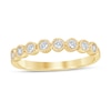 Thumbnail Image 0 of 1/4 CT. T.W. Diamond Bead Frame Vintage-Style Stackable Band in 10K Gold