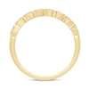 Thumbnail Image 3 of 1/4 CT. T.W. Diamond Bead Frame Vintage-Style Stackable Band in 10K Gold