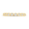 Thumbnail Image 3 of 1/4 CT. T.W. Diamond Bead Frame Vintage-Style Stackable Band in 10K Gold