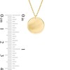 Thumbnail Image 4 of Polished Disc Pendant in 10K Gold