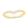 1/5 CT. T.W. Diamond Chevron Anniversary Band In 10K Gold