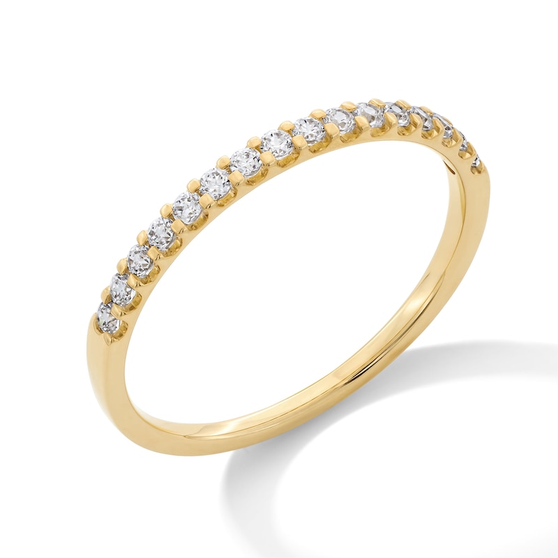 Main Image 3 of 1/5 CT. T.W. Diamond Anniversary Band in 10K Gold