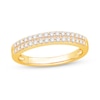 Thumbnail Image 1 of 1/3 CT. T.W. Diamond Double Row Anniversary Band in 14K Gold