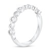 Thumbnail Image 2 of 1/4 CT. T.W. Diamond Cascading Bubbles Ring in 10K White Gold