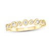 Thumbnail Image 1 of 1/4 CT. T.W. Diamond Cascading Bubbles Ring in 10K Gold