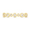 Thumbnail Image 3 of 1/4 CT. T.W. Diamond Cascading Bubbles Ring in 10K Gold