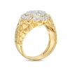 Thumbnail Image 3 of Men's 1 CT. T.W. Multi-Diamond Nugget Ring in 10K Gold