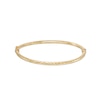 Thumbnail Image 1 of Oro Diamante™ Diamond-Cut Bangle in Hollow 14K Gold