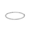 Thumbnail Image 1 of Oro Diamante™ Diamond-Cut Bangle in Hollow 14K White Gold