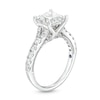 Thumbnail Image 3 of Vera Wang Love Collection 2-1/2 CT. T.W. Princess-Cut Certified Lab-Grown Diamond Engagement Ring in 14K White Gold (F/VS2)