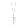 Thumbnail Image 1 of Collector's Edition Enchanted Disney The Little Mermaid 1/10 CT. T.W. Diamond Coral Reef Pendant in 10K Rose Gold