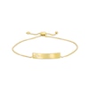 Thumbnail Image 1 of Sideways Bar with Cross Cutout Bolo Bracelet in 10K Gold - 9.5"