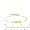 Thumbnail Image 3 of Sideways Bar with Cross Cutout Bolo Bracelet in 10K Gold - 9.5"